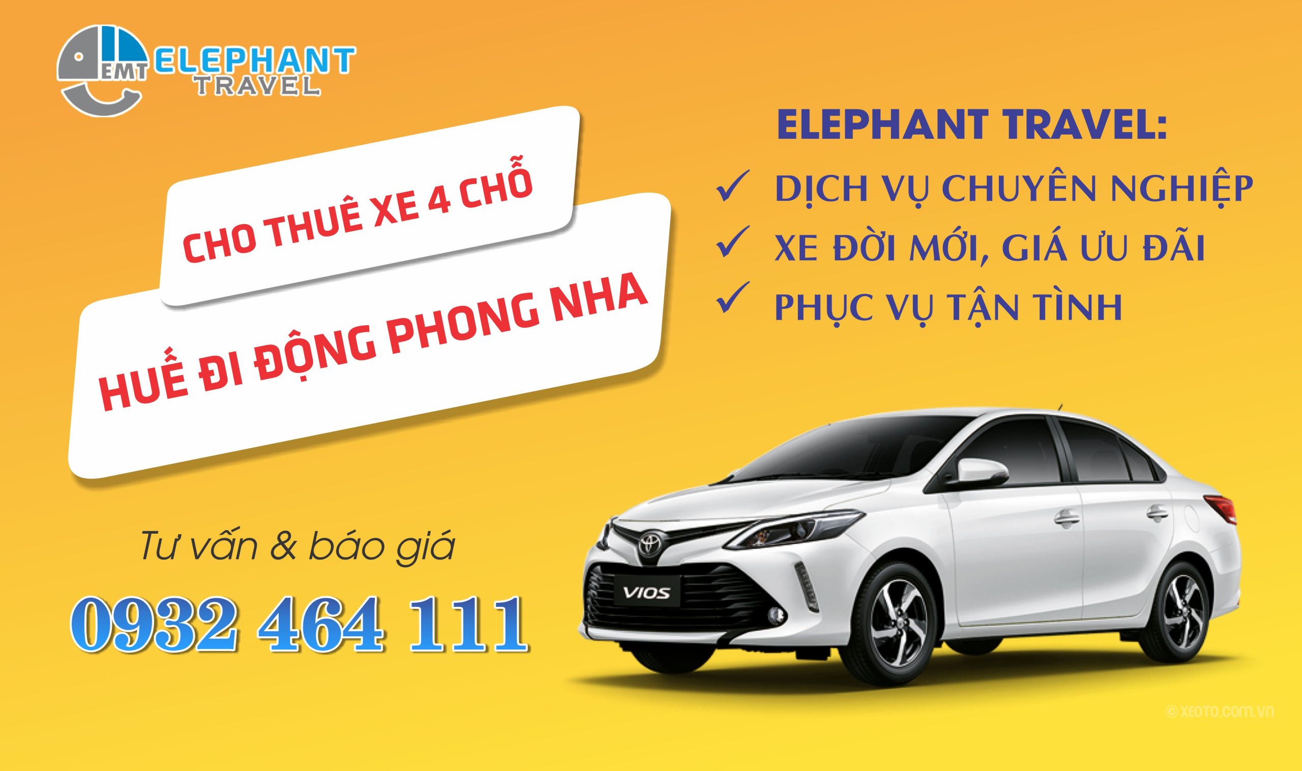 Giá thuê xe 4 chỗ Huế đi Phong Nha Quảng Bình