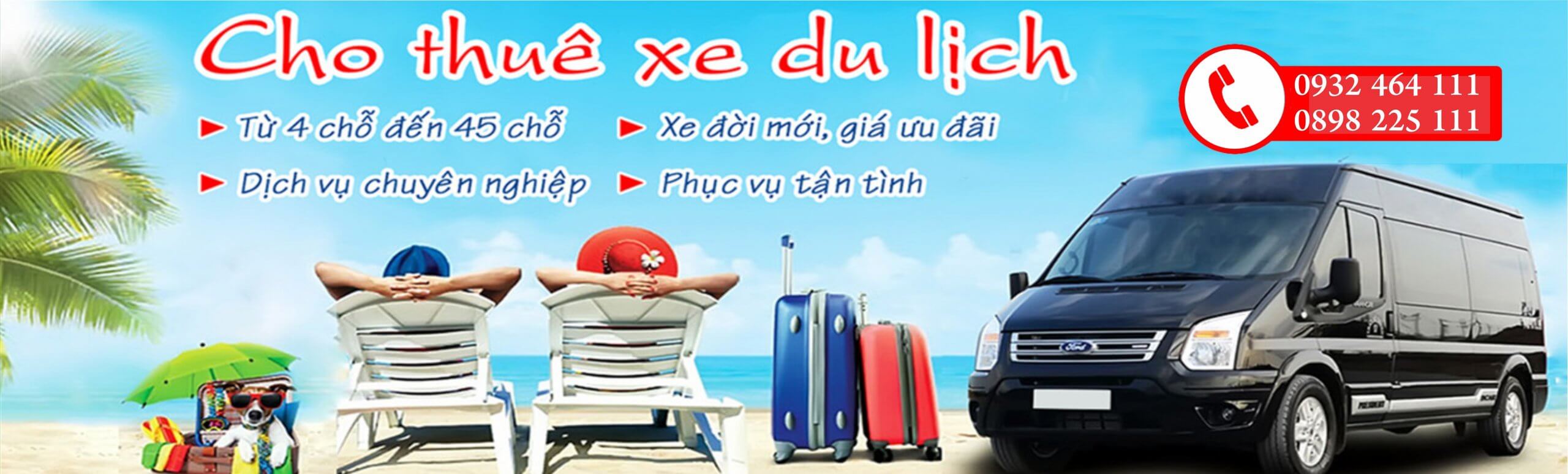 Bảng giá thuê xe du lịch Đà Nẵng từ 4 chỗ đến 45 chỗ mới nhất